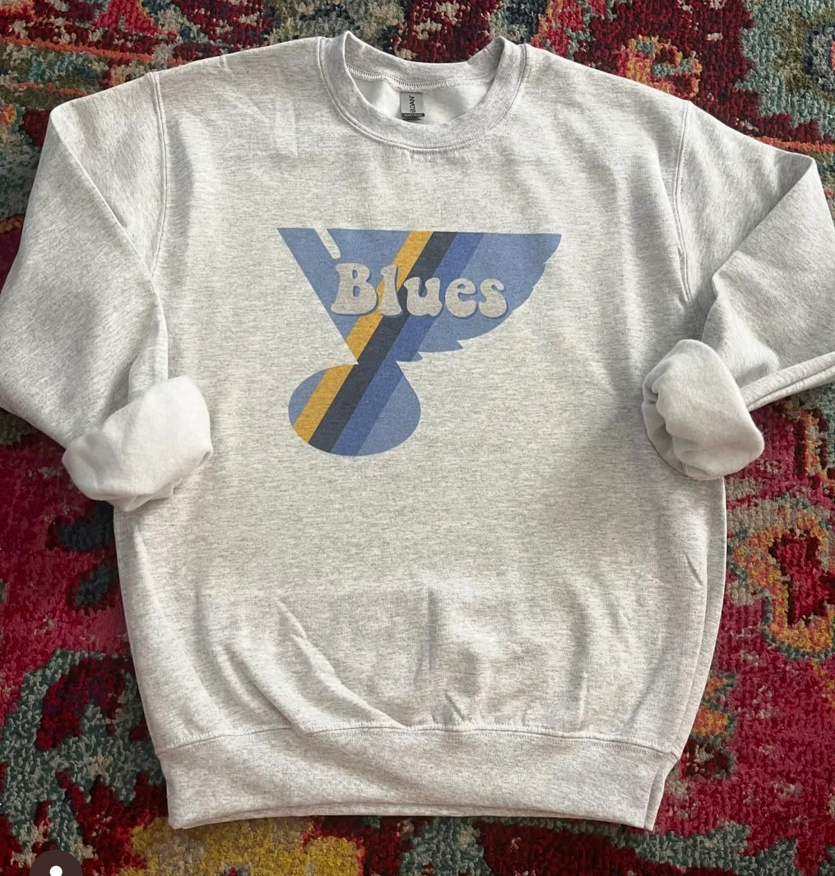 Retro Blues Crewneck