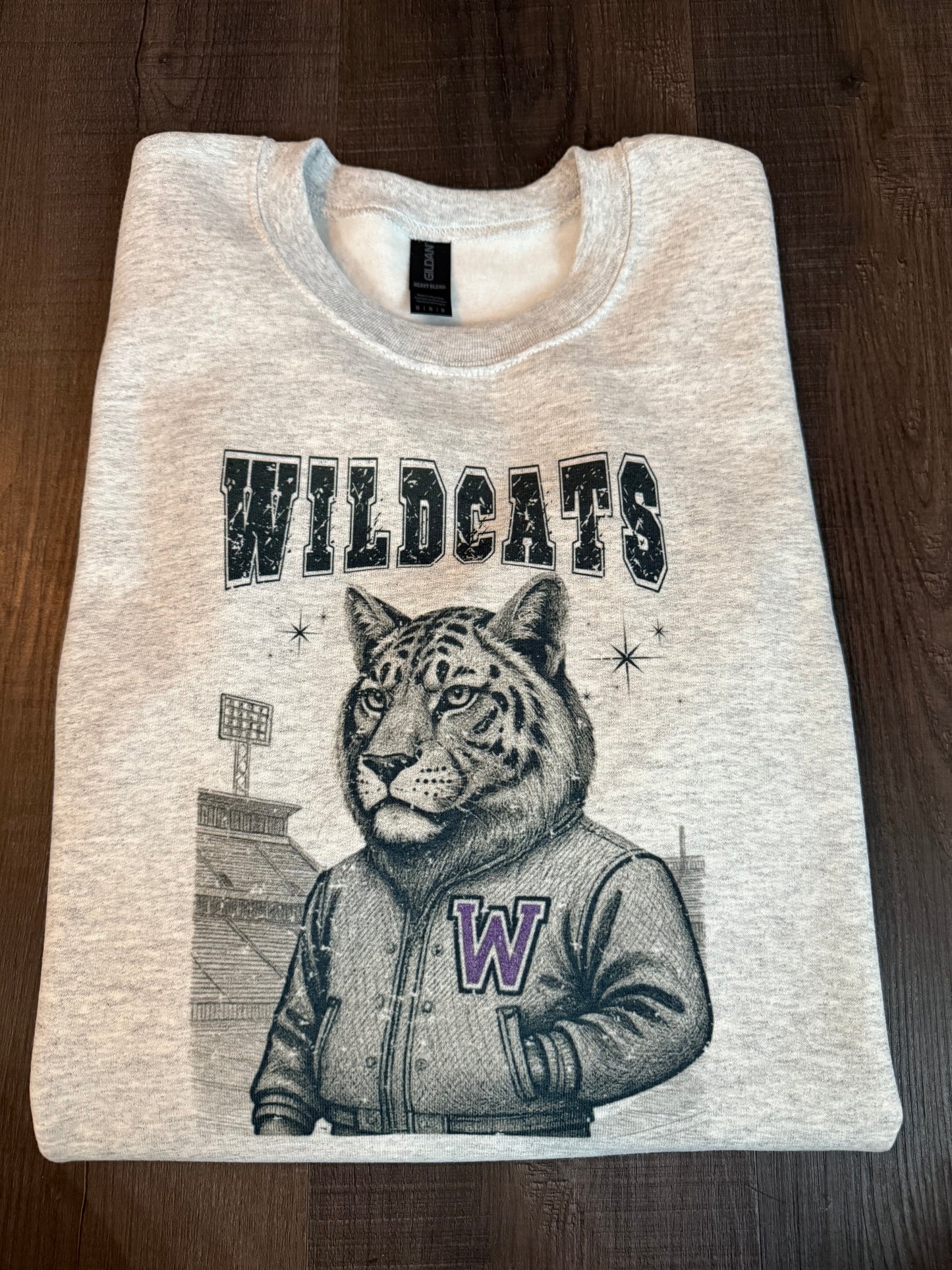 Adult Wildcats Varsity Jacket Stadium Sweatshirt