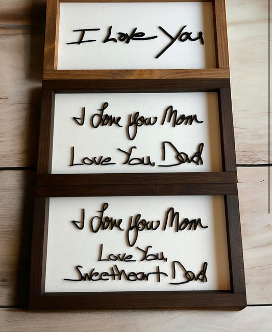 Handwriting Sign