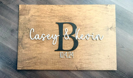 Custom Wedding Guest Book