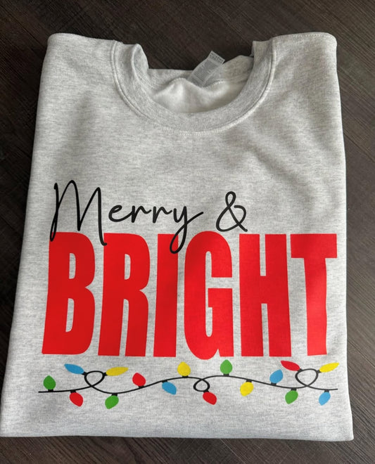 Merry and Bright Crewneck