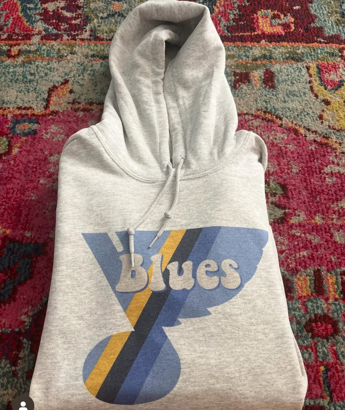 Retro Blues Hoodie