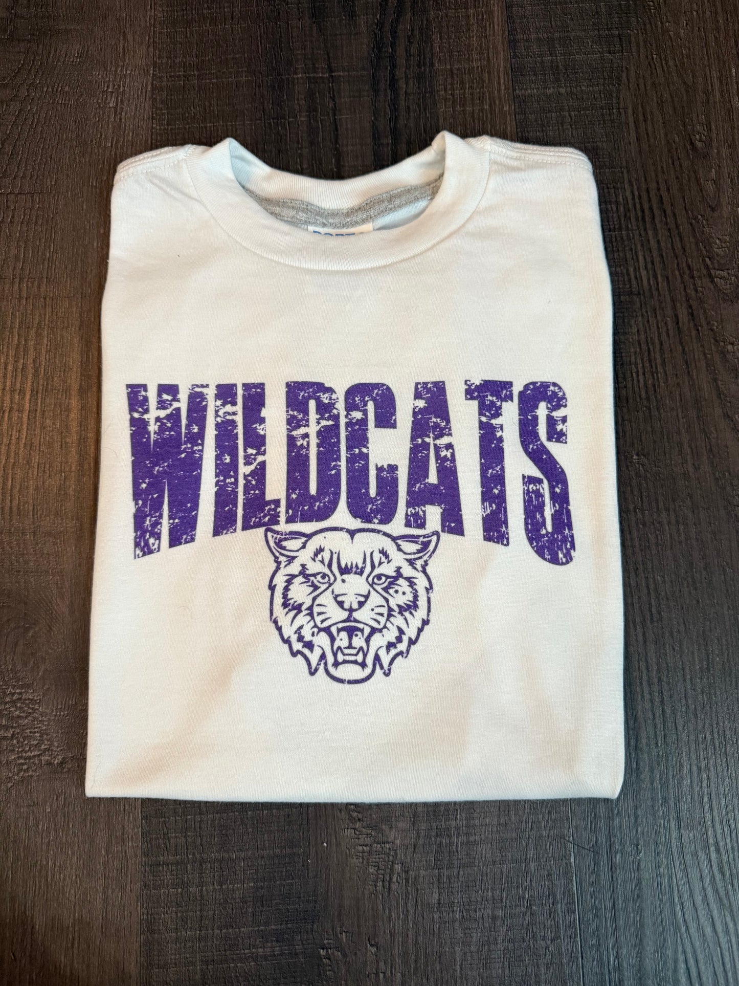 Youth Purple Wildcats Tee