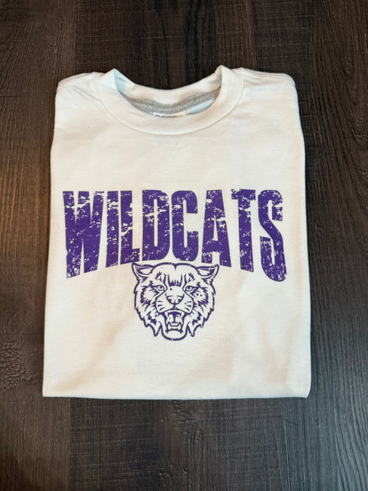 Youth Purple Wildcats Tee