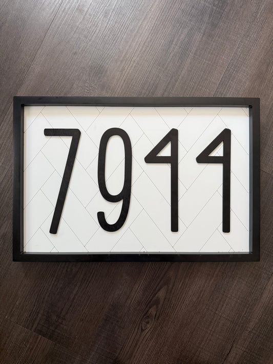 Address Sign